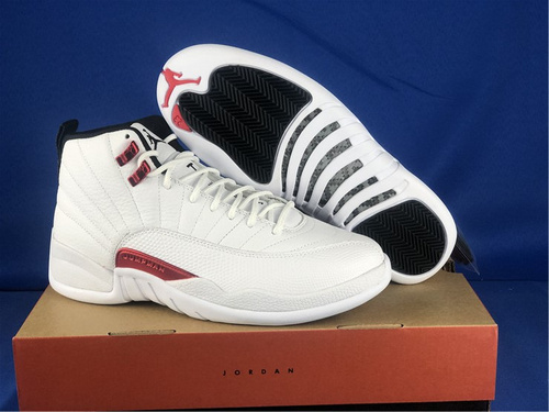 Pure original version_ Air Jordan 12 _Twist_ white and red color scheme_ CT8013-106. Full code shipment 7.5 --- 13-23ac05b2